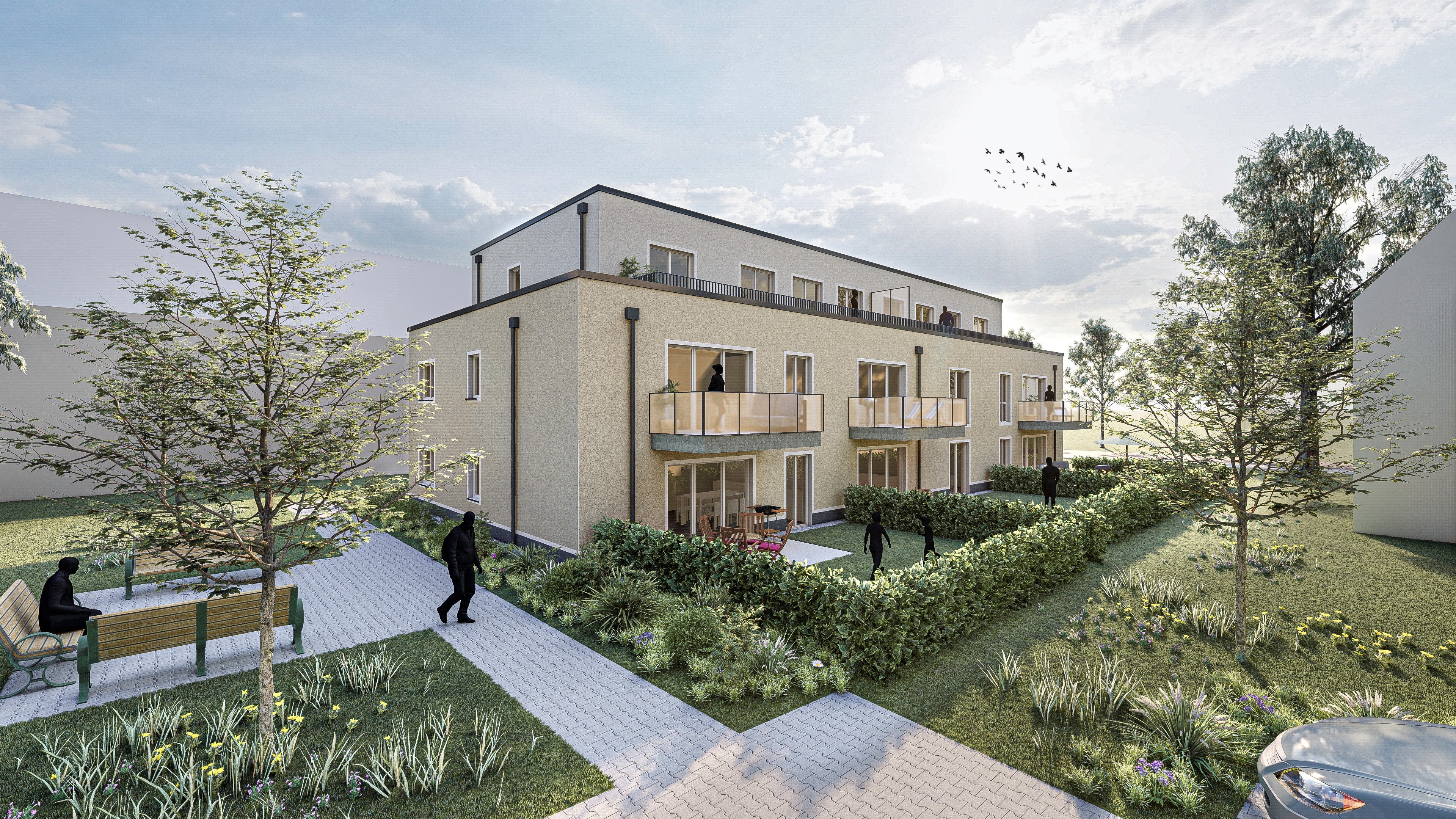 Neubauprojekt Kuntzestraße 7 Dortmund mit 16 Miet-Wohnungen